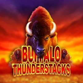 Buffalo Thunderstacks slot logo by Amatic Industries at Zweeler Casino