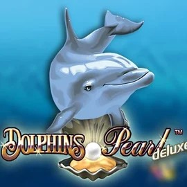 Dolphins Pearl Deluxe slot logo by Novomatic at Zweeler Casino
